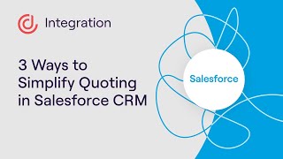 Salesforce 3 Ways to Simplify Quoting in Salesforce CRM [upl. by Getraer]