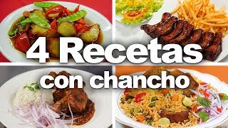 4 Recetas con chancho para toda la familia  Sabores del Perú [upl. by Nanny]