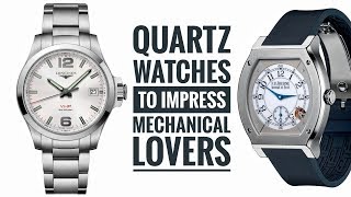 Quartz Watches to Impress Mechanical Watch Lovers  WATCH CHRONICLER [upl. by Ennayt879]