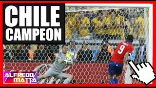 CHILE CAMPEÓN EN PENALES quotChile vs Argentina 2015quot [upl. by Ayad360]