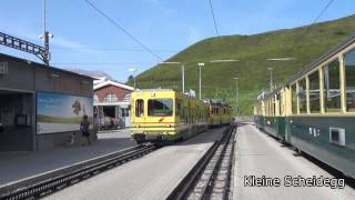 Train Journey from Interlaken to Jungfraujoch [upl. by Seraphim]