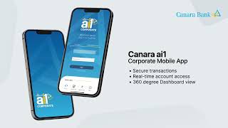 Enjoy seamless amp secured corporating banking with Canara ai1 Corporate app [upl. by Adidnere]