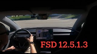 Tesla FSD Supervised v12513 on 2024 Model 3 Highland HW4  AI4 [upl. by Leanora]