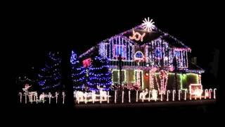 Luces de Navidad con musica Dubstep en una casa [upl. by Fitzgerald255]