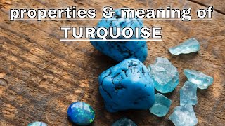 Turquoise Meaning Benefits and Spiritual Properties [upl. by Eissed988]