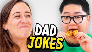 Dad Jokes  Dont laugh Challenge  Sam vs Alan  Raise Your Spirits [upl. by Earahs]