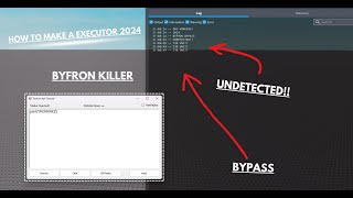 HOW TO MAKE A ROBLOX EXPLOIT 2024 BYPASS BYFRON AUTO INJECT [upl. by Uyerta]