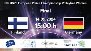 Europäische Polizeimeisterschaft Volleyball 2024 Livestream von PolizeiSaarland [upl. by Aitret434]