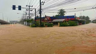 Europe is Angry Storm and floods hit Sicily Italy [upl. by Gomar]