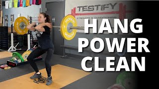 What is a Hang Power Clean  Olympic Weightlifting Technique [upl. by Ullyot]