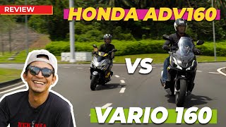 HONDA ADV160 vs VARIO160 MANA LAGI MANTAP [upl. by Boeschen]