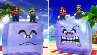 Mario Party The Top 100 vs Mario Party Gamecube  All Minigames Comparison [upl. by Goldia]