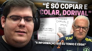 CASIMIRO FAZ PREVISÃO DA PRIMEIRA CONVOCAÇÃO DO DORIVAL NA SELEÇÃO BRASILEIRA  Cortes do Casimito [upl. by Ule345]