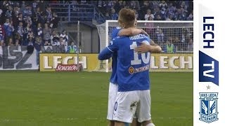 Łukasz Teodorczyk z hat trickiem w meczu Lech Poznań  Jagiellonia Białystok 61 [upl. by Arada301]