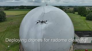 Intersoft Services Radome Cleaning [upl. by Araec]