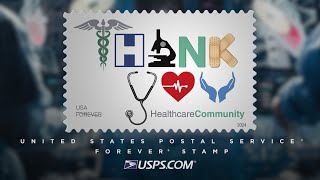 USPS thankyouhealthcarestamp [upl. by Eelrak]