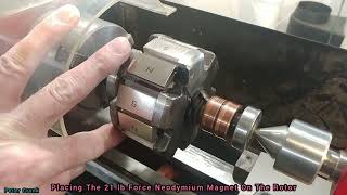 PT 4 Free Energy Neodymium Magnet Motor Generator Build Magnet Placement 3252022 [upl. by Gilead]