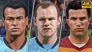 FIFA 22 ALL 105 ICON FACES in 4K Base Middle Prime  Rooney Cafu Ronaldo Zidane etc [upl. by Eimirej]