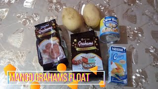 HOW TO MAKE MANGO GRAHAM FLOATPAANO GUMAWA NG MANGO GRAHAM FLOAT PANG NEGOSYO [upl. by Ijies115]