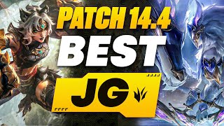 The BEST Junglers For Season 14 On Patch 144  All Ranks Tier List League of Legends [upl. by Ojoj572]