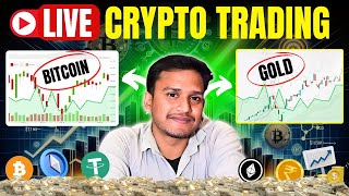 Live Crypto Trading  Live Bitcoin Trading Moneymagic24 crypto trending [upl. by Ewolram898]