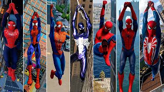 Evolution of Web Swinging in SpiderMan Games 2000  2024  PS1  PS5 [upl. by Onahpets920]