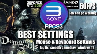 Demons Souls RPCS3 Best Settings 2024  How to Play Demons Souls on PC  LowEnd PC  60FPS Latest [upl. by Nirrol]