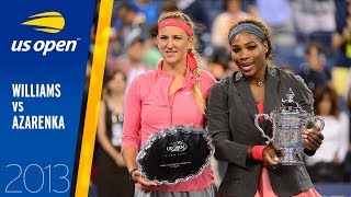 Serena Williams vs Victoria Azarenka Full Match  US Open 2013 Final [upl. by Kcirdahc801]