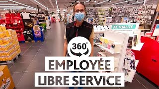 Employée libre service 360°  Le sens du service [upl. by Rufena]