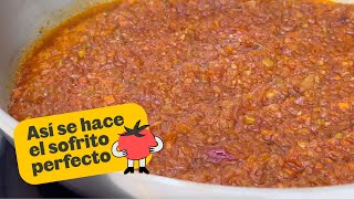 Te enseñamos a cocinar el SOFRITO PERFECTO 🍅  Ideal para ragú [upl. by Burnsed888]