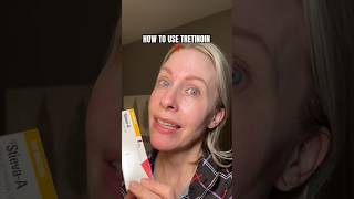 HOW to apply tretinoin 👌✨ [upl. by Ayitahs]