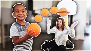 The Best 3 Year Old Basketball Player vs Mom  DJs Clubhouse [upl. by Doble]