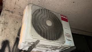 VERY loud and frozen vivax air conditioner [upl. by Bettine7]