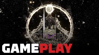 Tetris Effect Dark Blocks Mode Gameplay [upl. by Frager540]