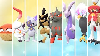 Pokémon Legends Arceus  How to Evolve All Hisuian Pokémon [upl. by Ecraep]