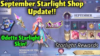 SEPTEMBER STARLIGHT SHOP UPDATE🔥Odette Starlight Skin😍 [upl. by Ahsieuqal]