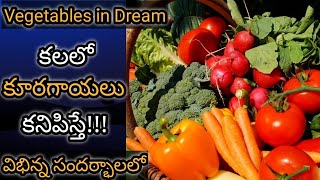 కలలో కూరగాయలు కనిపిస్తే  Kalalo Kuragayalu Kanipiste  Vegetables in Dreams Analysis amp Meaning [upl. by Nesbitt]