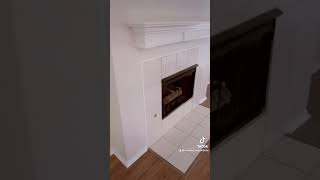 Ventless gas fireplace…huh dfwrealestate fireplace homeinspection homeinspector [upl. by Namlas919]