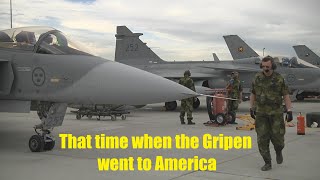 That time the Swedish Air Force flew the Gripen to America [upl. by Wiener480]