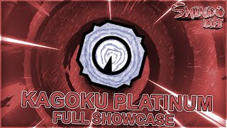 CODE MAX KAGOKU PLATINUM BLOODLINE FULL SHOWCASE  Shindo Life  Shindo Life Codes  rellgames [upl. by Ikilisav14]