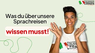 5 Dinge die du über unsere Sprachreisen nach Italien wissen musst  Italienisch lernen 🇮🇹 [upl. by Jemma]