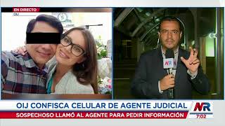 OIJ confisca celular a agente que habló por teléfono con esposo de Kimberly [upl. by Adaurd843]