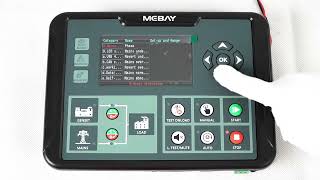 How to Set Main Phases on Mebay Generator Controller DC90D [upl. by Lamphere]