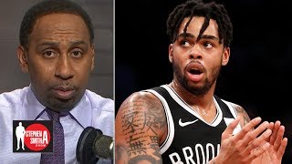 Stephen A gives props to D’Angelo Russell Brooklyn Nets  Stephen A Smith Show [upl. by Merv684]