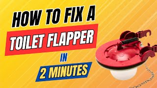 How To Fix A Toilet Flapper  Toilet That Wont Flush [upl. by Lamar]