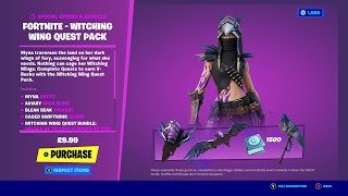 Fortnite  NEW WITCHING WING QUEST PACK IS HERE [upl. by Gievlos]