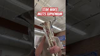 Euphonium🤝Star Wars trombone brassband music euphonium marchingband band [upl. by Busiek428]