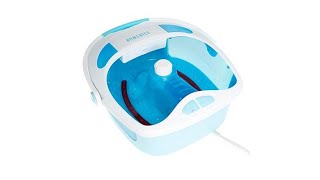 Homedics Bubble Bliss Elite Foot Bath with Heat Boost HOMEDICS FOOT BATH SPA PEDICURE 2022inShort [upl. by Harris]