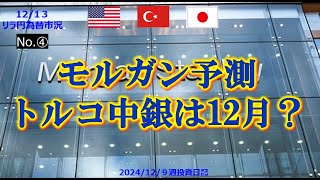 13日相場解説！モルガンの予測、トルコ中銀は12月に動く？＃ドル円＃リラ円＃トルコリラ円為替相場＃経済＃金融＃投資 [upl. by Annoif]