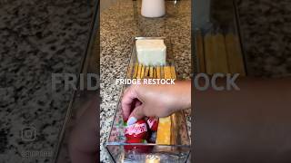 Restocking the Fridge restock fridgerestock foodrestock fypviral fridge restockingasmr [upl. by Junia]